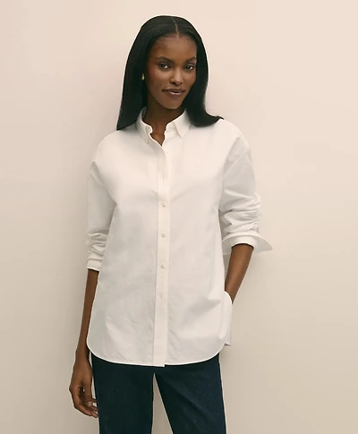 Oversized Cotton Oxford Shirt