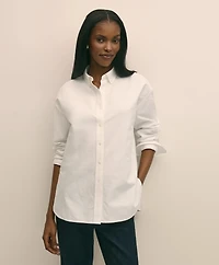 Oversized Cotton Oxford Shirt