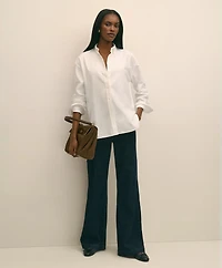 Oversized Cotton Oxford Shirt