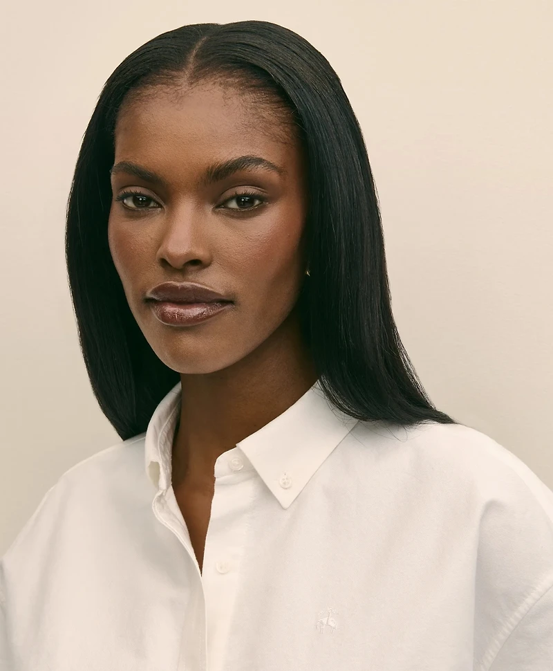Oversized Cotton Oxford Shirt
