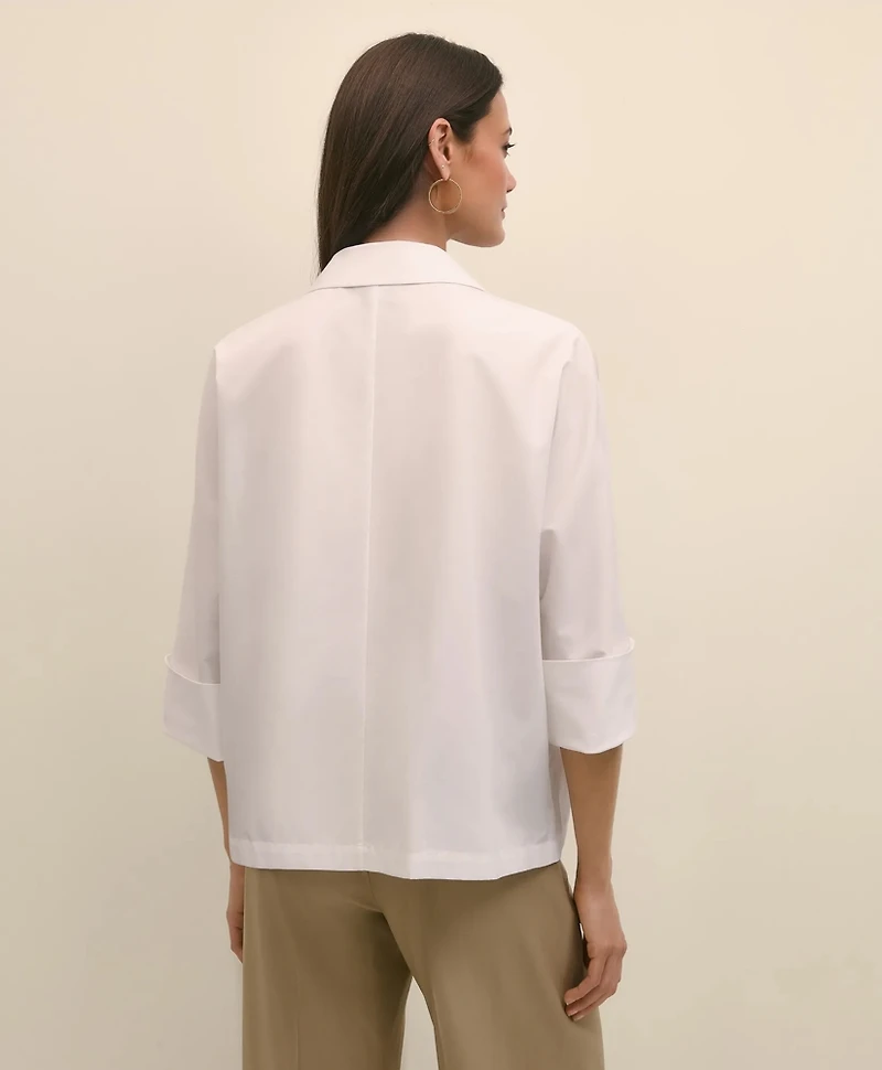Supima<sup>®</sup> Cotton Relaxed Dolman-Sleeve Shirt