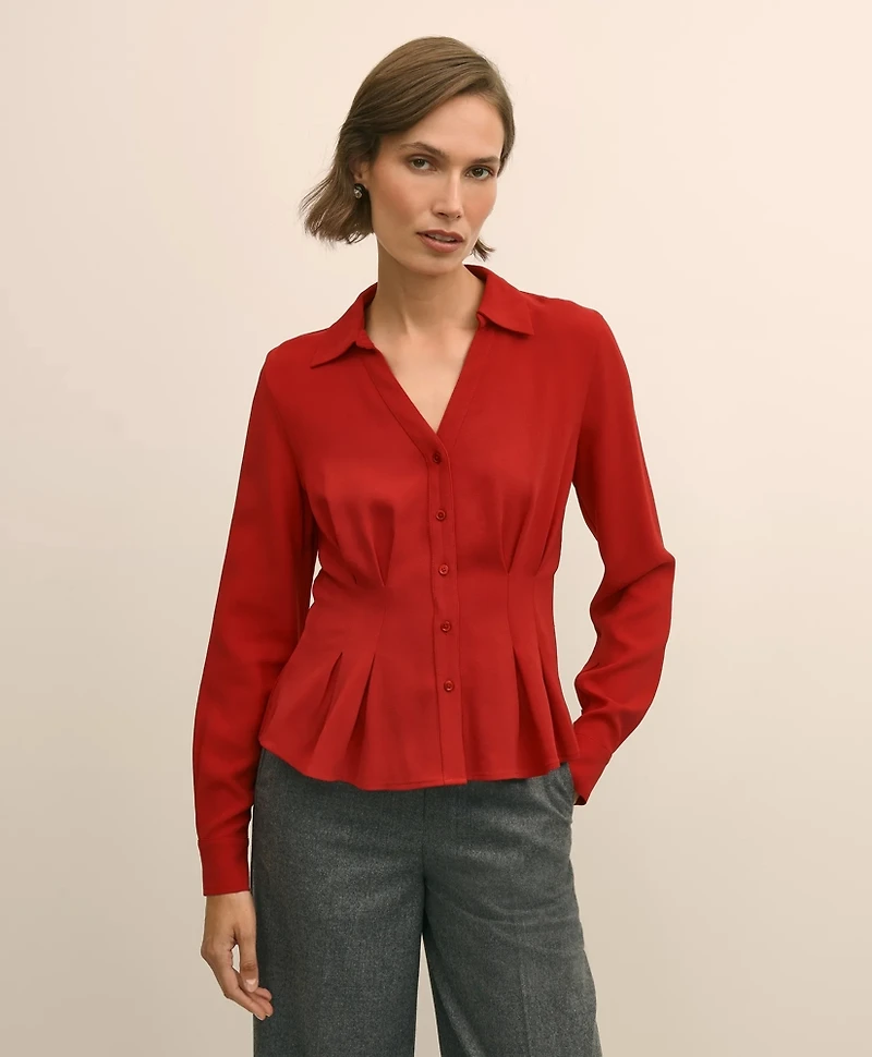 Viscose Peplum Blouse