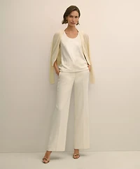 Sequin Scoop Neck Sleeveless Top