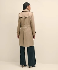 Water Repellent Trench Coat With Zip-Out Lining