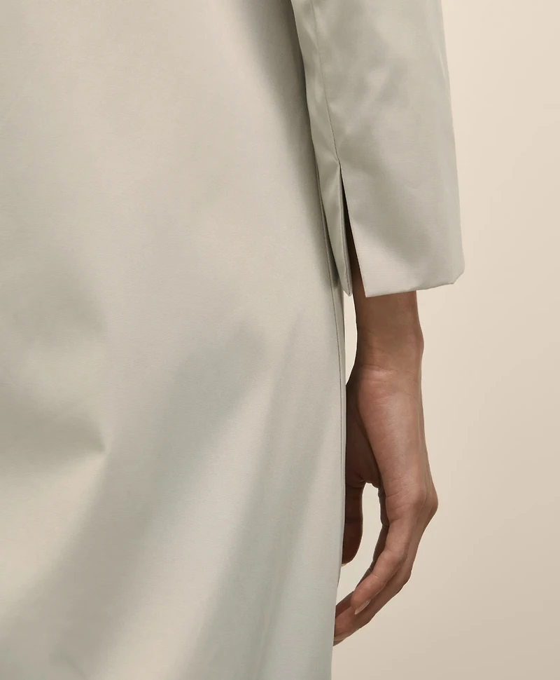 Water-Resistant Taffeta Coat