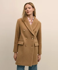 Wool Oversized Shawl Collar Coat