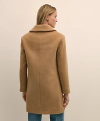 Wool Oversized Shawl Collar Coat