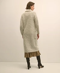 Wool-Cashmere Long Cardigan
