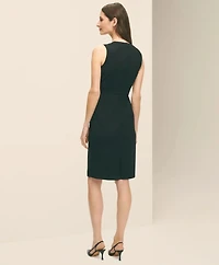 The Essentials Brooks Brothers Stretch Wool Sheath Dress
