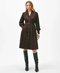 A-Line Shirt Dress Corduroy