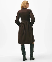 A-Line Shirt Dress Corduroy