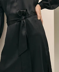 Silk Charmeuse Shift Dress