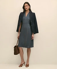 Effortless Knit Dress Link Print