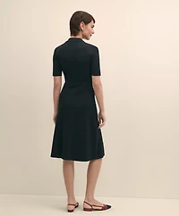 Viscose Polo Knit Dress