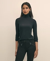 Lightweight Modal Cashmere Turtleneck