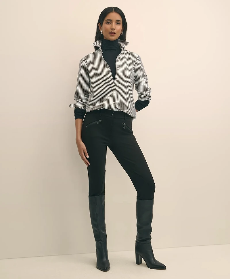 Lightweight Modal Cashmere Turtleneck