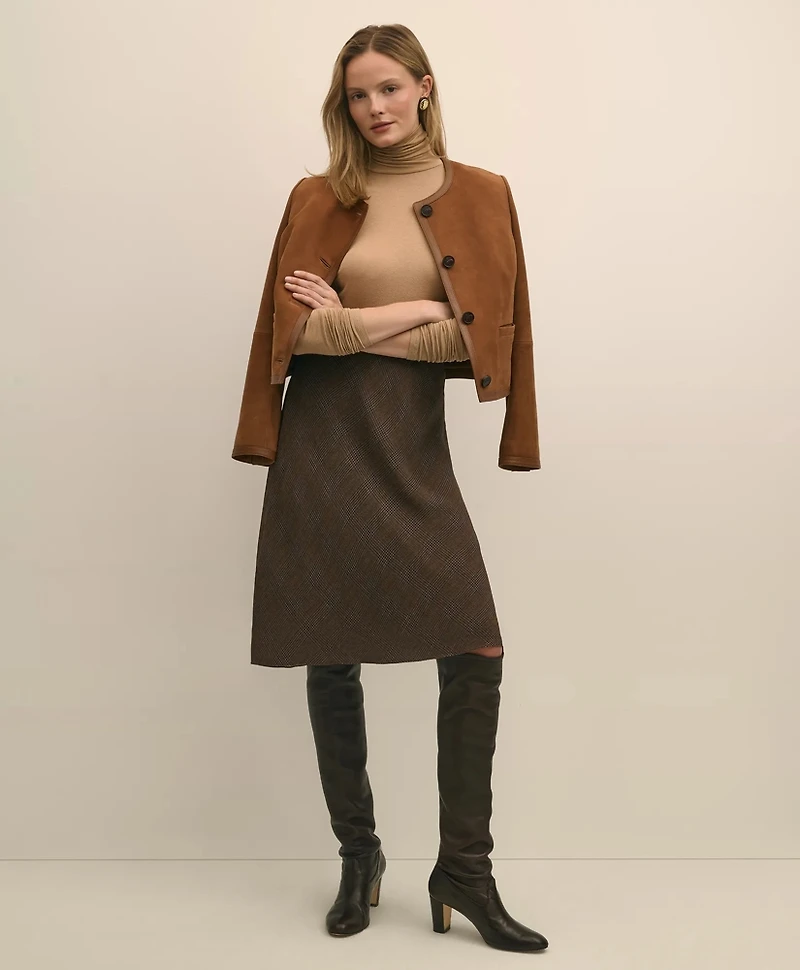 Lightweight Modal Cashmere Turtleneck