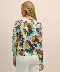 Floral Cardigan Cotton