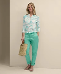 Cotton Bermuda Toile Cardigan