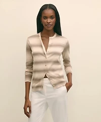 Egyptian Cotton Space-Dyed Cardigan