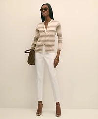 Egyptian Cotton Space-Dyed Cardigan