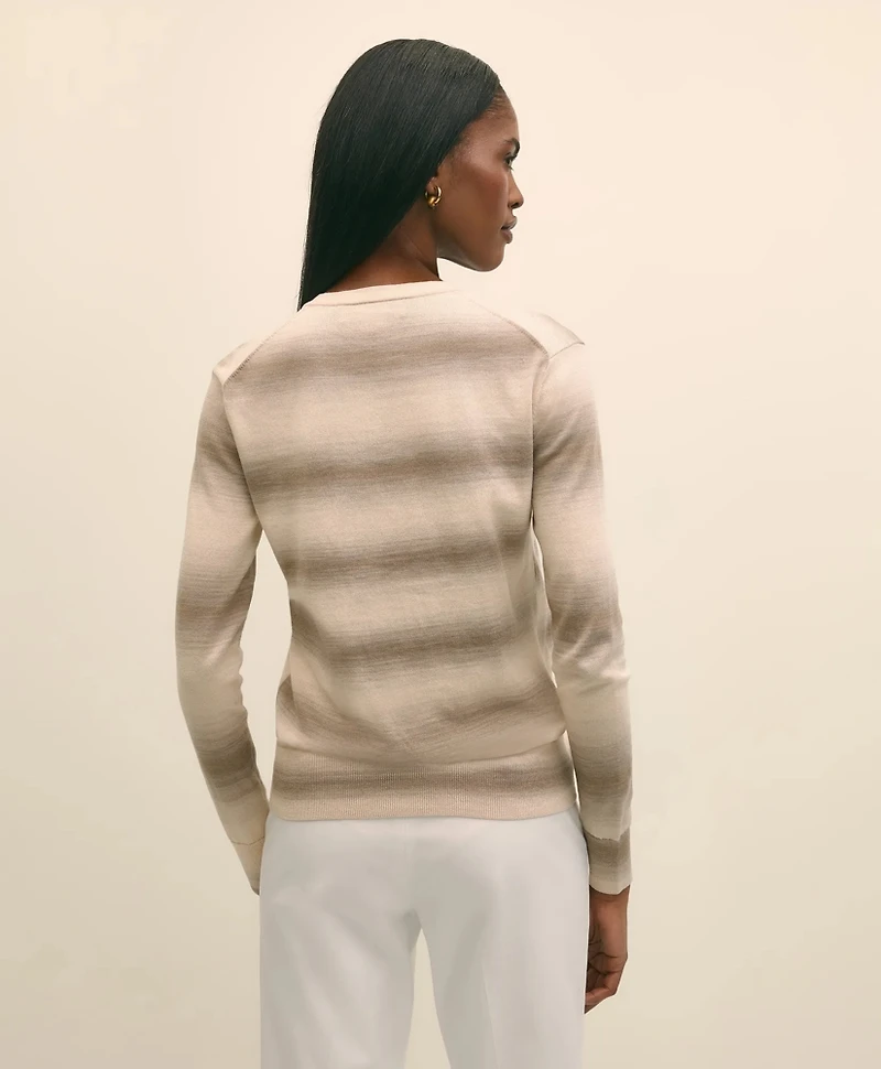 Egyptian Cotton Space-Dyed Cardigan