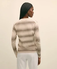 Egyptian Cotton Space-Dyed Cardigan