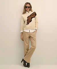 Merino Wool Horse Intarsia Sweater