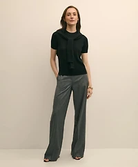 Ultimate Merino Wool Short-Sleeve Sweater Shell