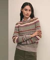 Lambswool Fair Isle Crewneck Sweater
