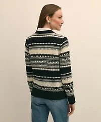 Merino Wool Pointelle Cardigan