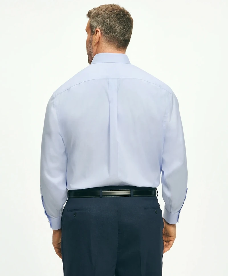 Big & Tall Stretch Dress Shirt, Non-Iron Pinpoint Spread Collar