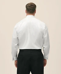 Big & Tall Supima<sup>®</sup> Cotton Poplin English Collar, 10-Pleat Tuxedo Shirt