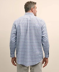 Big & Tall Stretch Cotton Non-Iron Oxford Polo Button Down Collar
