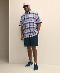 Big & Tall Cotton Madras Sport Shirt
