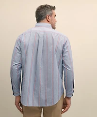 Big & Tall Friday Shirt, Poplin Ribbon Stripe