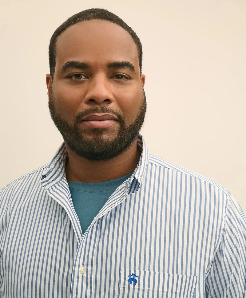 Big & Tall Friday Shirt, Poplin Bengal Stripe