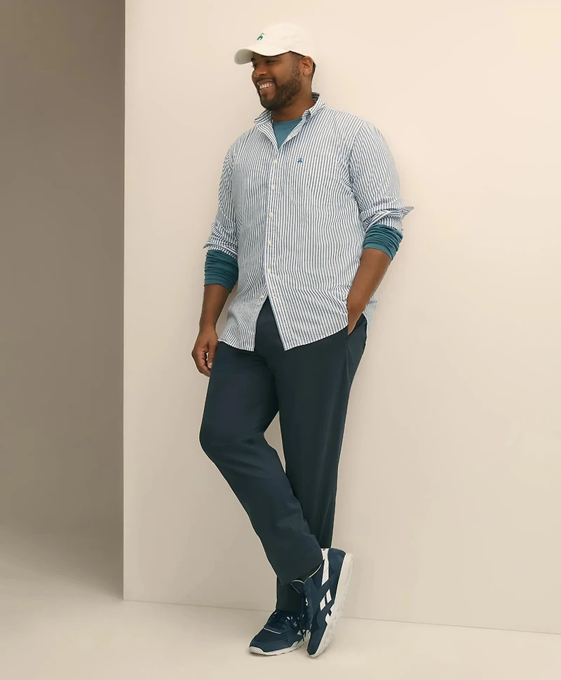 Big & Tall Friday Shirt, Poplin Bengal Stripe