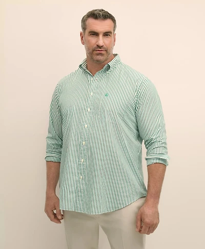 Big & Tall Friday Shirt, Poplin Bengal Stripe