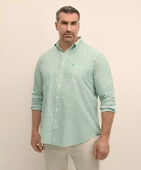 Big & Tall Friday Shirt, Poplin Bengal Stripe