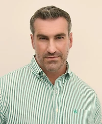 Big & Tall Friday Shirt, Poplin Bengal Stripe