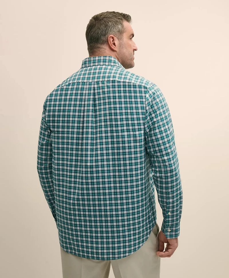Big & Tall Friday Shirt, Poplin Plaid