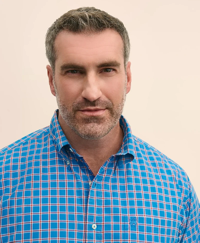 Big & Tall Friday Shirt, Poplin Check