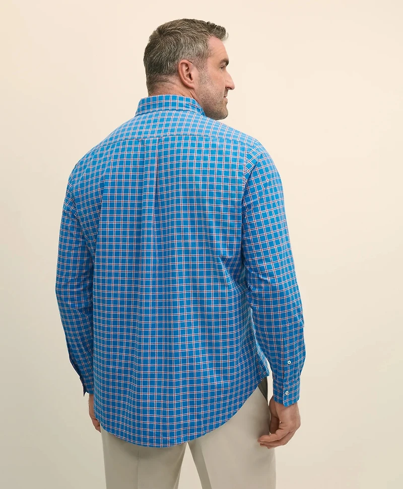 Big & Tall Friday Shirt, Poplin Check