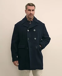 Big & Tall Classic Wool Pea Coat