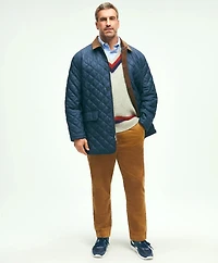 Big & Tall Paddock Diamond Quilted Coat