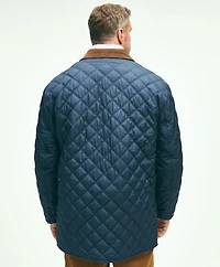 Big & Tall Paddock Diamond Quilted Coat