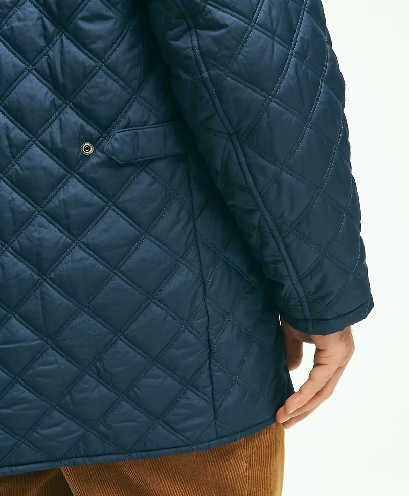 Big & Tall Paddock Diamond Quilted Coat