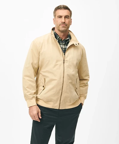 Big & Tall Bomber Jacket Cotton Blend