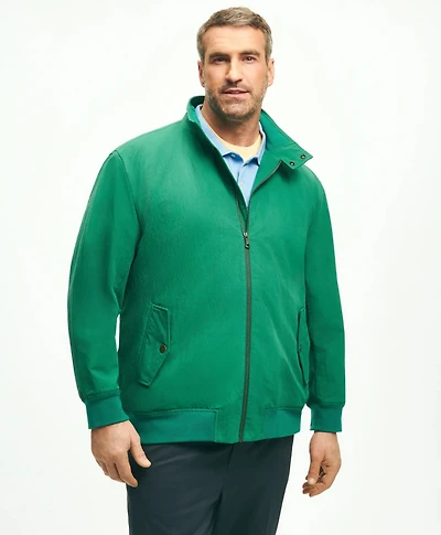 Big & Tall Bomber Jacket Cotton Blend